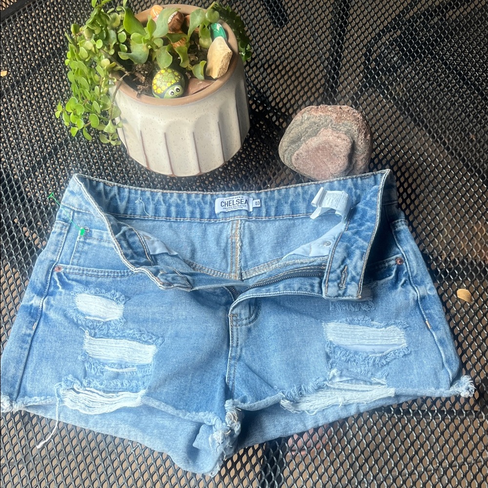 Refuge Denim Chelsea Distressed Jean Shorts